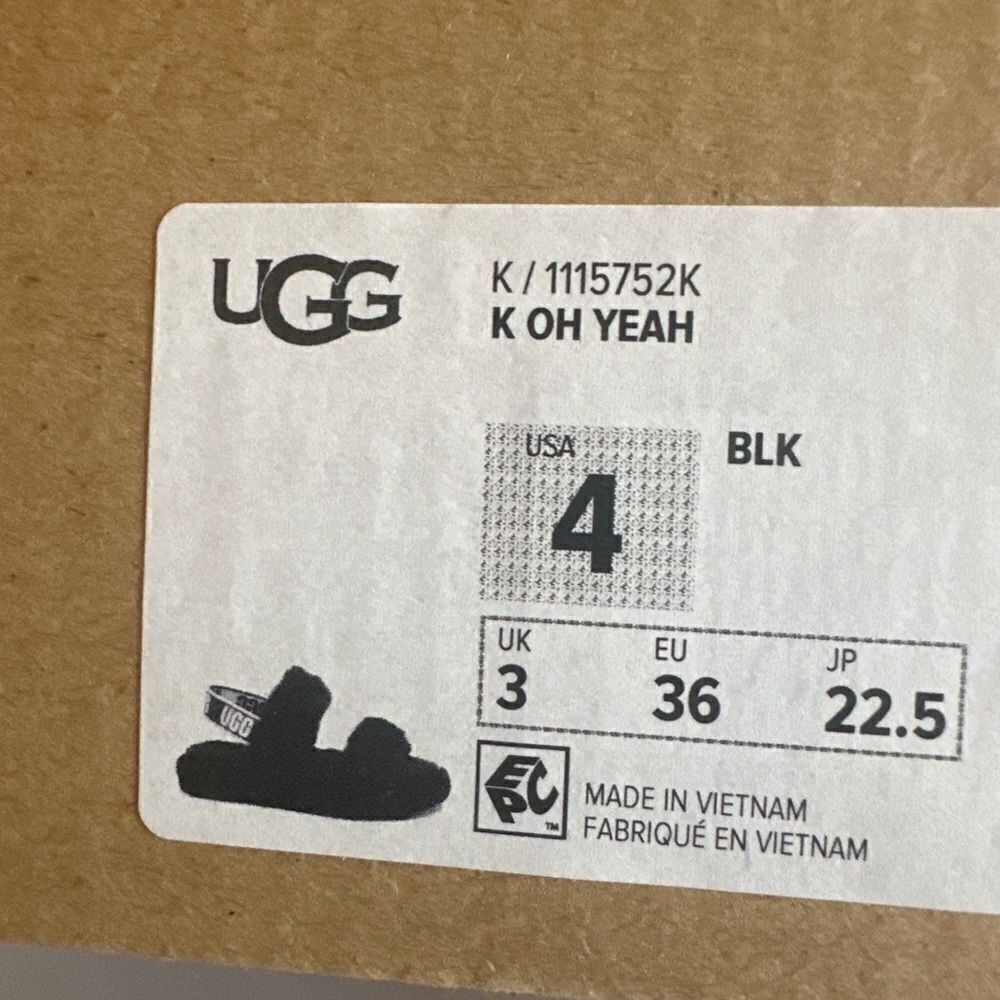 UGGβOh Yeah Sandals β Black, Fluffy &βChic - Picture 4 of 17